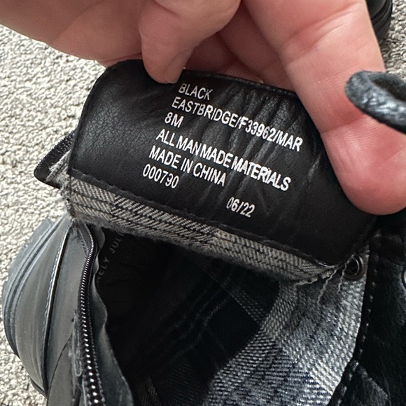 Black woman boots, size 8 - Picture 5 of 5